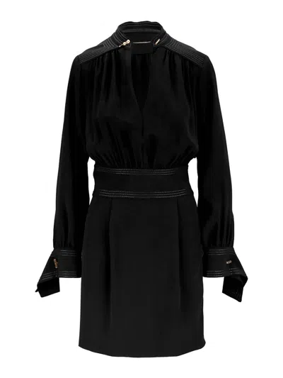 Elisabetta Franchi Dress In Black
