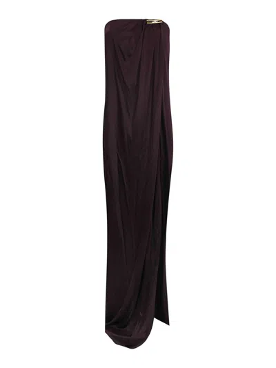 Elisabetta Franchi Red Carpet Jersey Dress