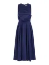 Elisabetta Franchi Midi Dress In Blue