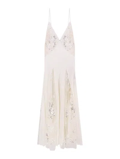 ELISABETTA FRANCHI WHITE DRESSES