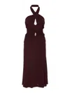 Elisabetta Franchi Ruffled Dress Embellished Detail