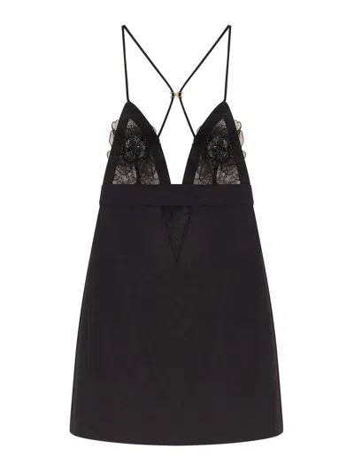 ELISABETTA FRANCHI BLACK DRESSES