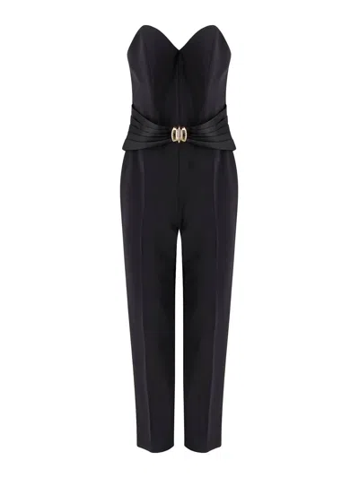 ELISABETTA FRANCHI BLACK DRESSES