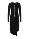 Elisabetta Franchi Necklace-detail Midi Dress In Black