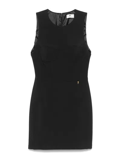 ELISABETTA FRANCHI VESTIDO MIDI - NEGRO
