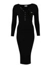 Elisabetta Franchi I Wear A Ribbed Sweater With A Pocket. In Black