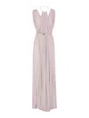 ELISABETTA FRANCHI LILAC RED CARPET DRESS