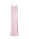 Elisabetta Franchi Red Carpet Stretch Viscose Long Dress