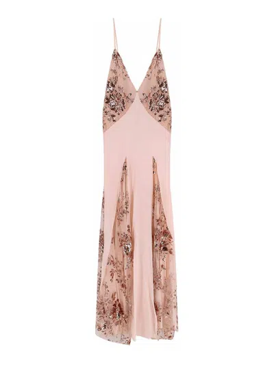 ELISABETTA FRANCHI PINK DRESSES