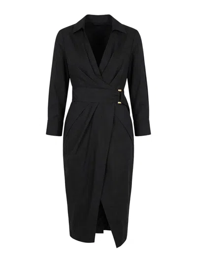Elisabetta Franchi Vestido Midi - Negro