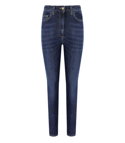 ELISABETTA FRANCHI VINTAGE BLUE SKINNY FIT JEANS