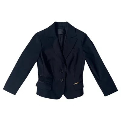 Pre-owned Elisabetta Franchi Vintage Celyn B. By  Black Fitted Blazer