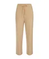 Elisabetta Franchi Virgin-wool Track Pants In Neutral