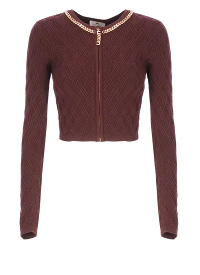 ELISABETTA FRANCHI VISCOSA CARDIGAN
