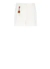 Elisabetta Franchi Viscose And Linen Bermuda Shorts