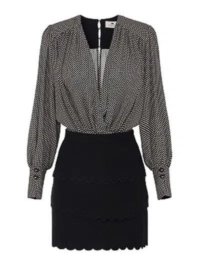 Elisabetta Franchi Vestido Midi - Negro In Black