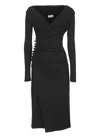 Elisabetta Franchi Vestido Midi - Negro In Black