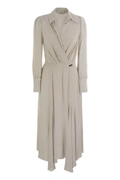 Elisabetta Franchi Viscose Dress With Polka Dot Print