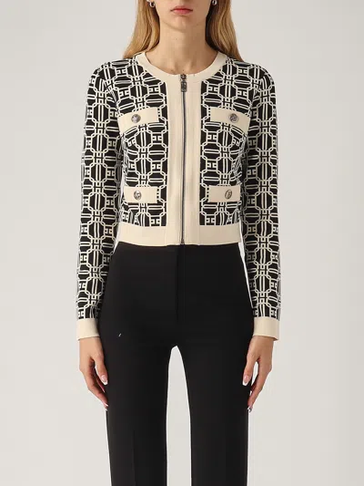 Elisabetta Franchi Viscose Jacket In Multi