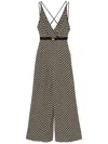 Elisabetta Franchi Women's Viscose Jumpsuit In Black