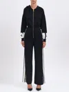 Elisabetta Franchi Viscose Overall With Bands In Black