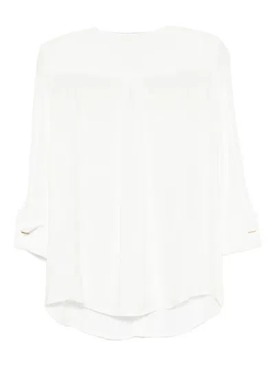 Elisabetta Franchi Viscose Shirt In White