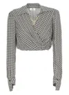 Elisabetta Franchi Viscose Shirt With Geometric Print In Multi