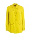 Elisabetta Franchi Viscose Shirt In Yellow
