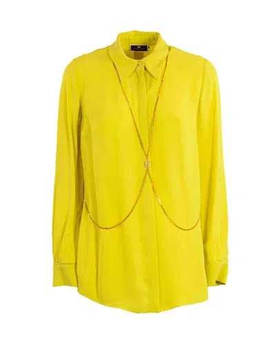 Elisabetta Franchi Viscose Shirt In Yellow