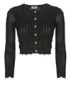 Elisabetta Franchi Viscose Sweater In Black
