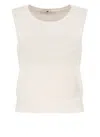 Elisabetta Franchi Viscose Sweater In Ivory