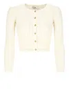 Elisabetta Franchi Viscose Sweater In Beige