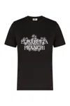 Elisabetta Franchi Jersey T-shirt With Logo Print And Embroidery