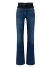 Elisabetta Franchi Waistband-detail Jeans In Blue