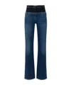 Elisabetta Franchi Waistband-detail Jeans In Blue