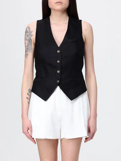 Elisabetta Franchi Waistcoat  Woman Color Black