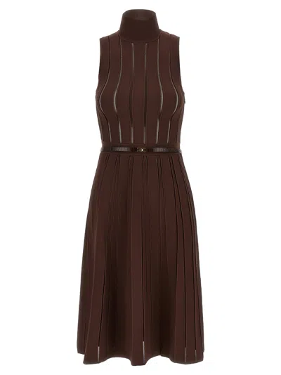 ELISABETTA FRANCHI ELISABETTA FRANCHI WEFT DRESS À JOUR
