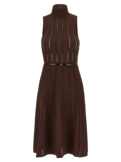 ELISABETTA FRANCHI ELISABETTA FRANCHI WEFT DRESS À JOUR