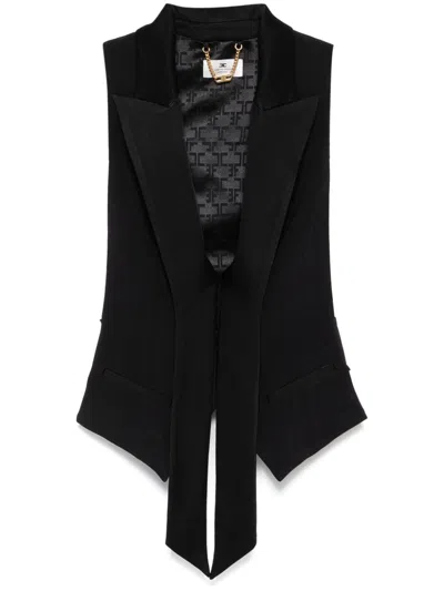 ELISABETTA FRANCHI CREPE WAISTCOAT