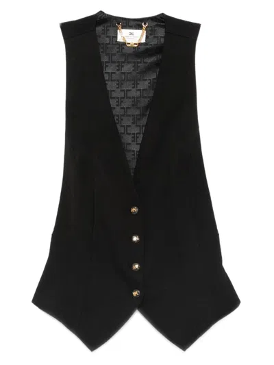ELISABETTA FRANCHI V-NECK BUTTONED VEST ELISABETTA FRANCHI
