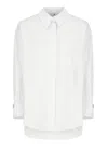 Elisabetta Franchi Shirt With Embroidered Pocket In White