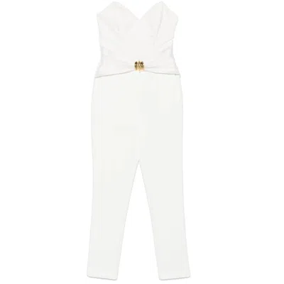 ELISABETTA FRANCHI WHITE JUMPSUITS
