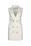 Elisabetta Franchi Sleeveless Double-breasted Dress Button Detailing