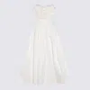 Elisabetta Franchi White Midi Dress