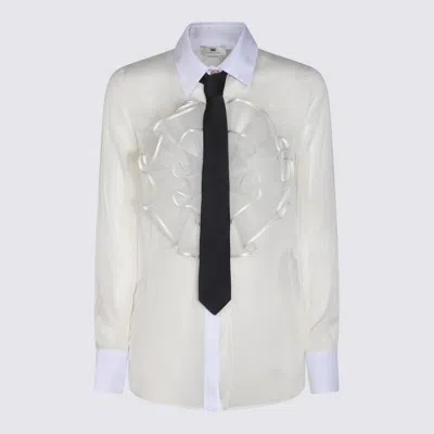Elisabetta Franchi White Silk Shirt