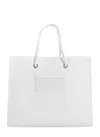 Elisabetta Franchi White Tote Rafia Bag