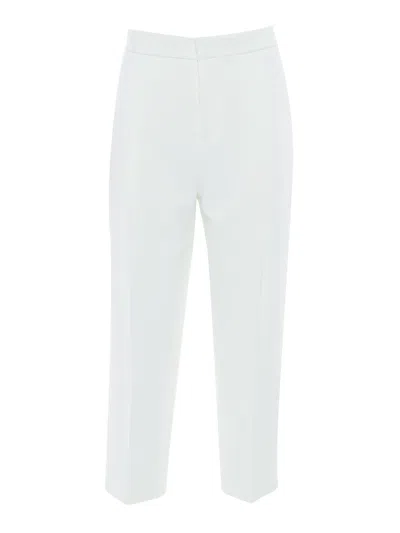 ELISABETTA FRANCHI WHITE TROUSERS