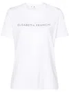 Elisabetta Franchi Rhinestone-embellished Crewneck T-shirt In White