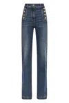 Elisabetta Franchi High-rise Straight Leg Jeans