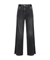 Elisabetta Franchi Wide-leg Jeans In Black